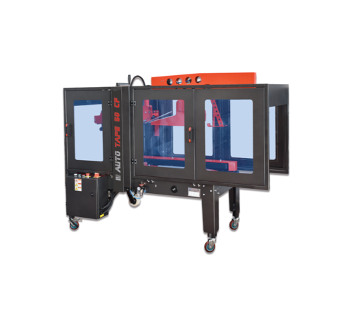Carton Sealing Machine with Auto Flap Closure System